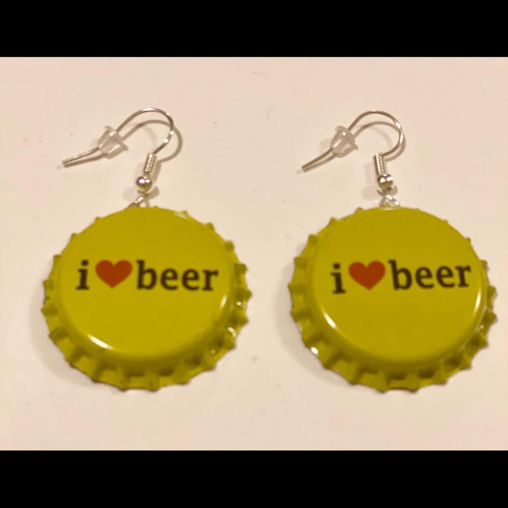 Beer Cap Earrings